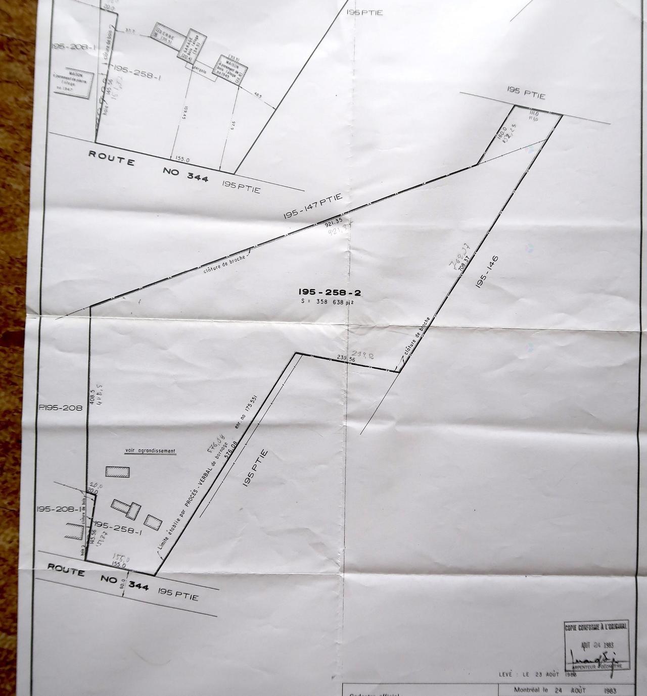 Plan (croquis) - 1945 Ch. D'Oka, Oka, QC - Other