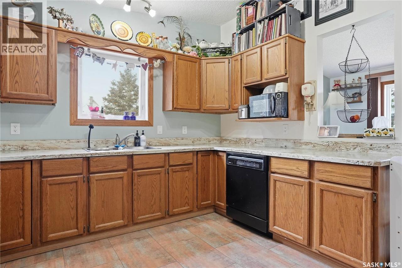 329 1St Avenue E, Mortlach, SK - Indoor Photo Showing Kitchen With Double Sink