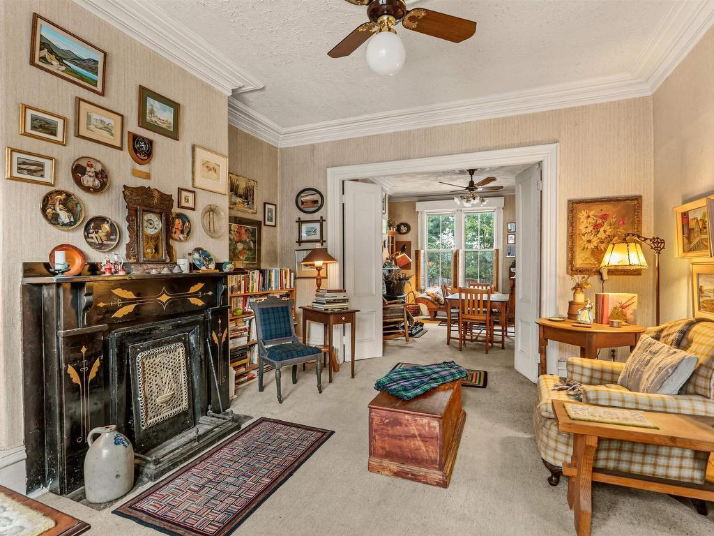 6079 Compton Avenue, Halifax, NS - Indoor Photo Showing Living Room With Fireplace