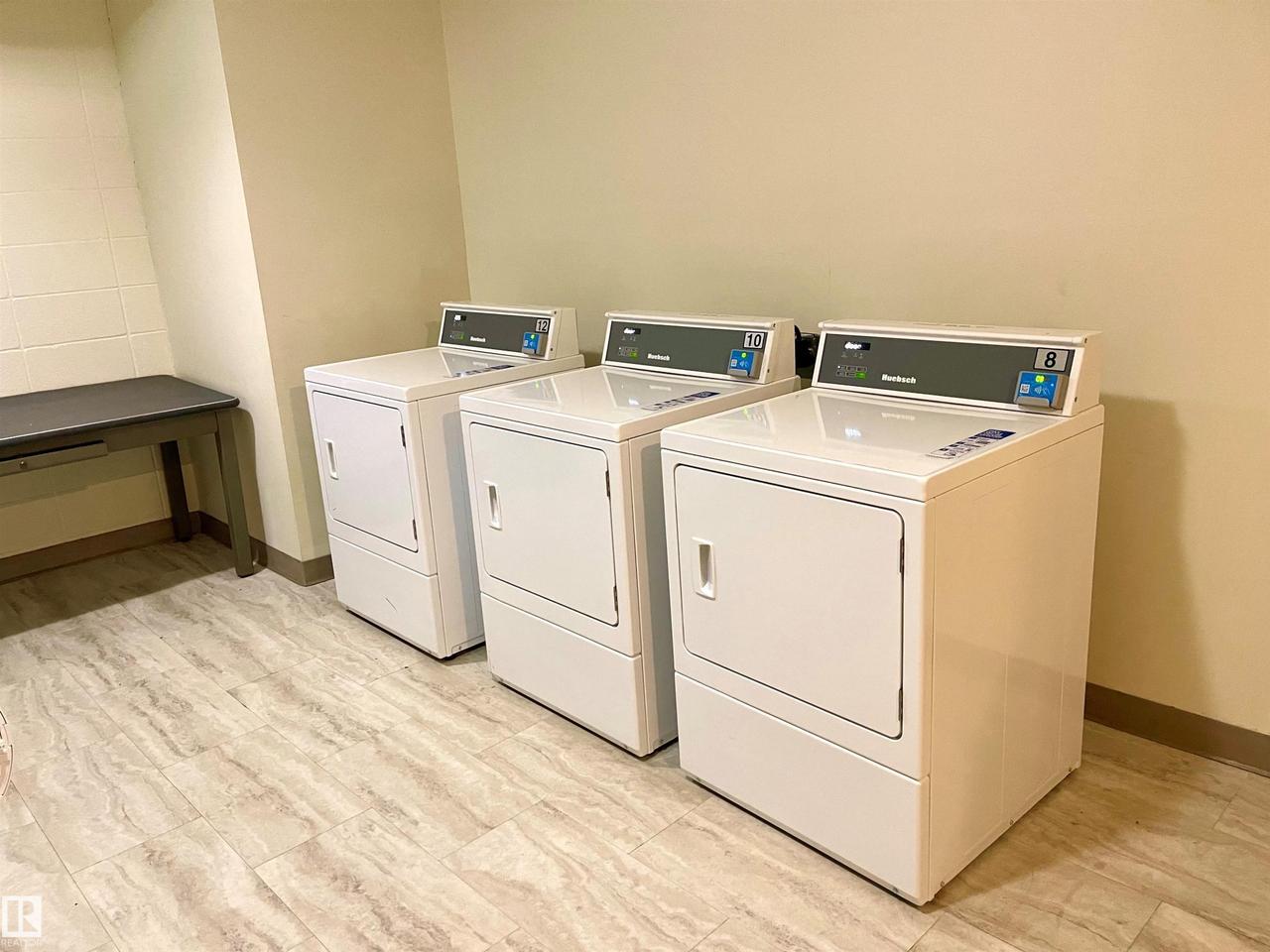 #320 8604 Gateway Bv Nw, Edmonton, AB - Indoor Photo Showing Laundry Room
