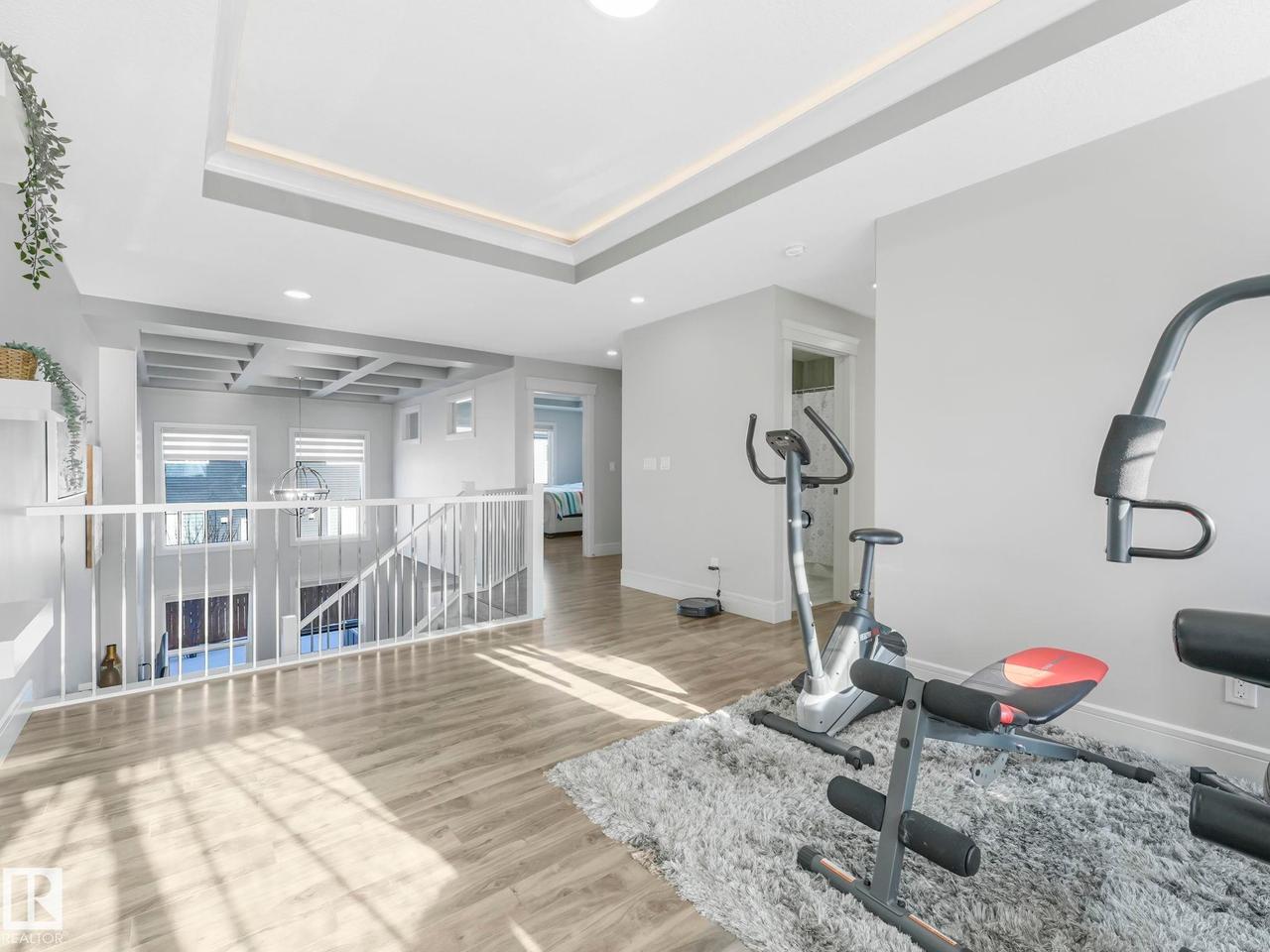 8641 Mayday Wynd Sw, Edmonton, AB - Indoor Photo Showing Gym Room