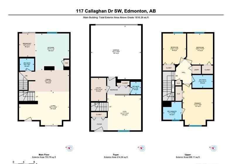 Floor plan - 117 Callaghan Drive Sw, Edmonton, AB - Other