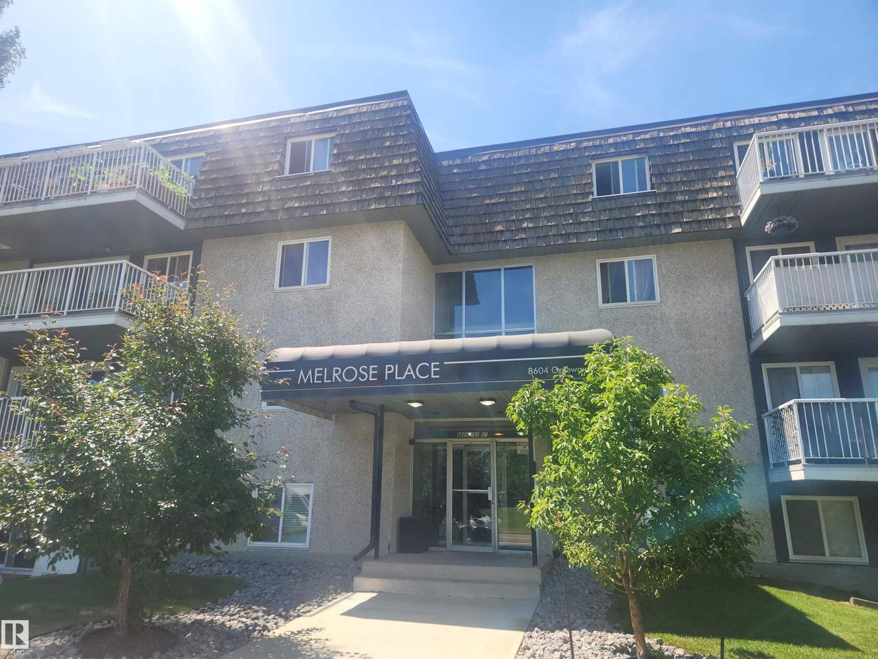 #209 8604 Gateway Bv Nw, Edmonton, AB - Outdoor With Balcony