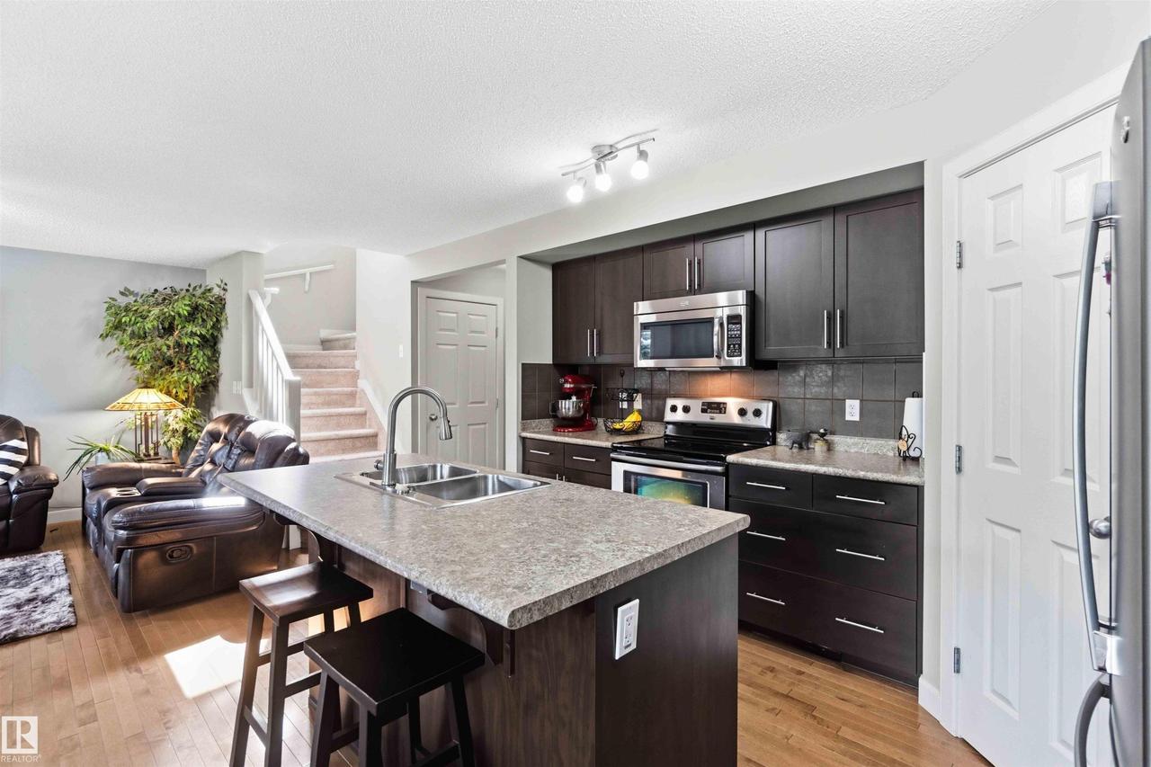20032 131 Avenue Nw, Edmonton, AB - Indoor Photo Showing Kitchen With Double Sink