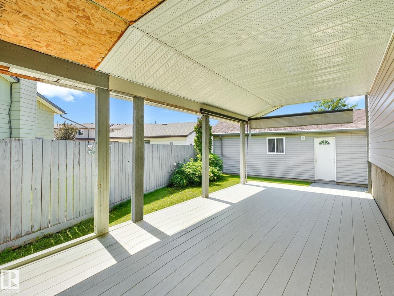 164 Warwick Road Nw, Edmonton, AB - Outdoor With Deck Patio Veranda With Exterior