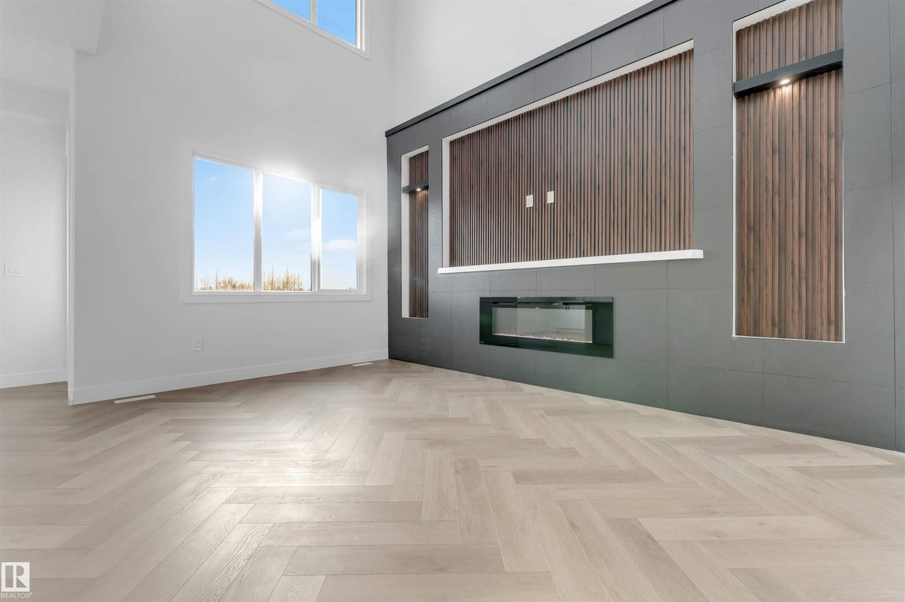 13136 187 Avenue Nw, Edmonton, AB - Indoor Photo Showing Other Room With Fireplace