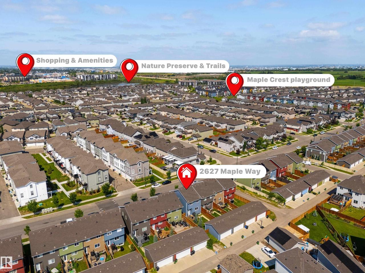 2627 Maple Way Nw, Edmonton, AB -  With View