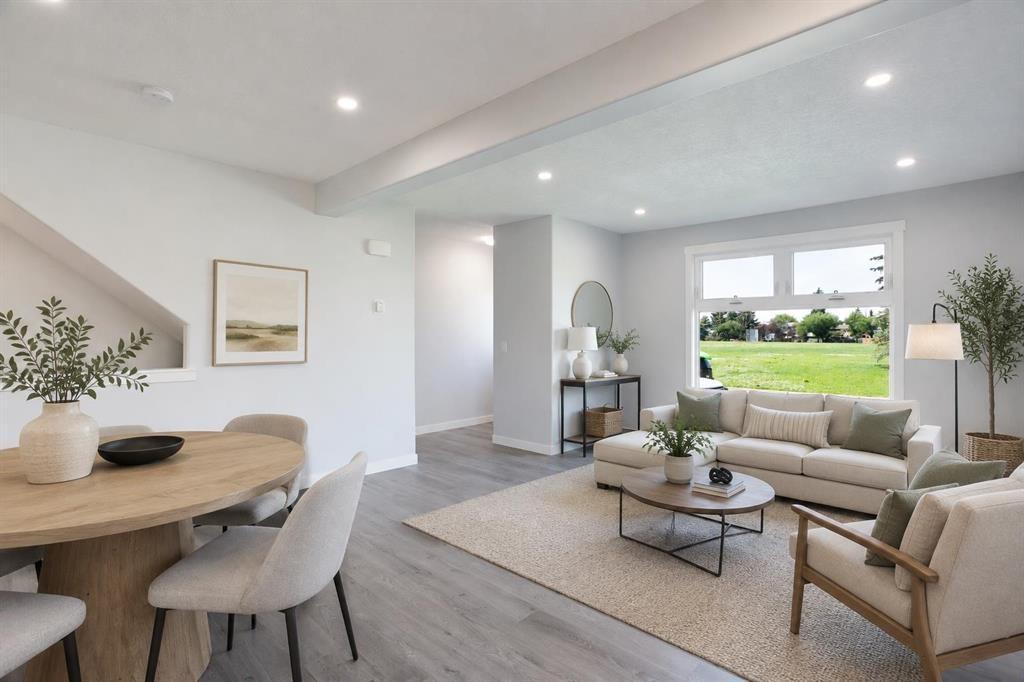 68 Abergale Way Ne, Calgary, AB - Indoor Photo Showing Living Room