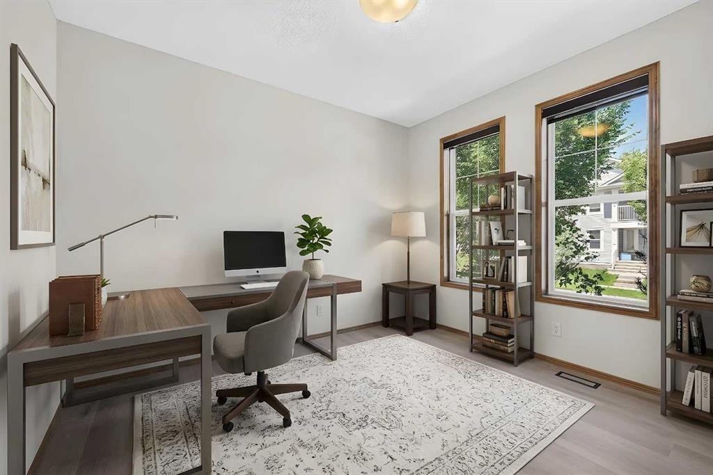249 Elgin Manor Se, Calgary, AB - Indoor Photo Showing Office