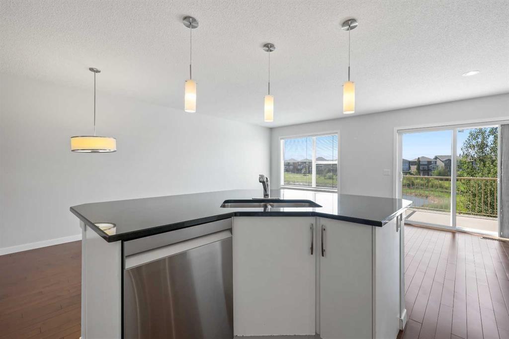 159 Auburn Meadows Place Se, Calgary, AB - Indoor Photo Showing Kitchen With Double Sink