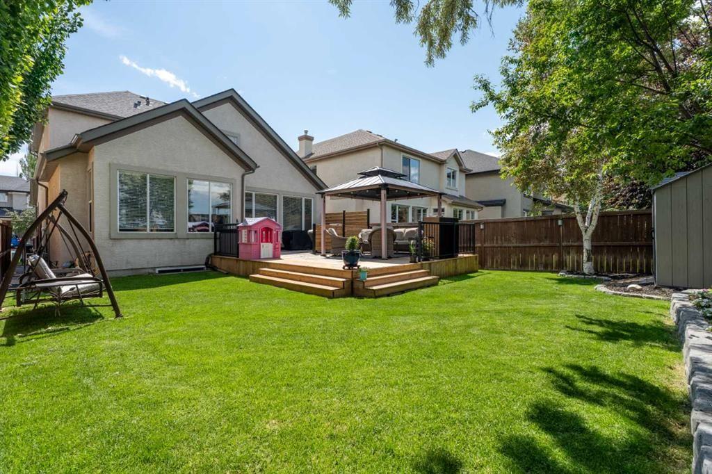 161 Cranleigh Bay Se, Calgary, AB - Outdoor With Deck Patio Veranda