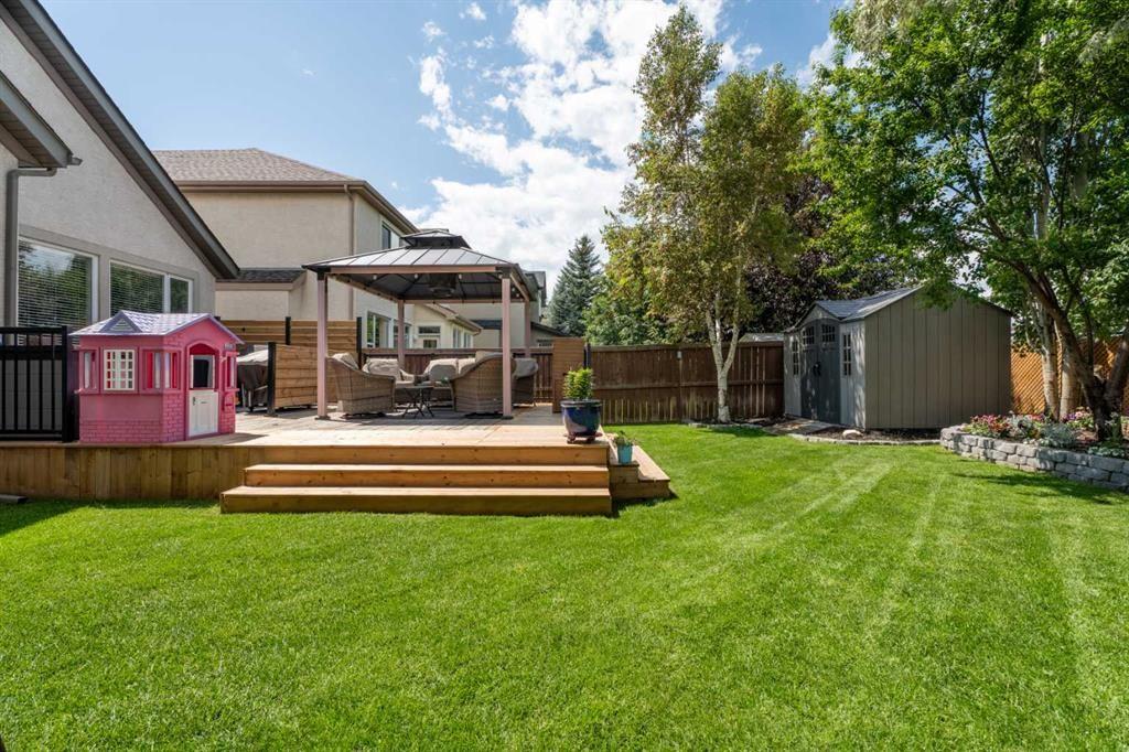 161 Cranleigh Bay Se, Calgary, AB - Outdoor With Deck Patio Veranda