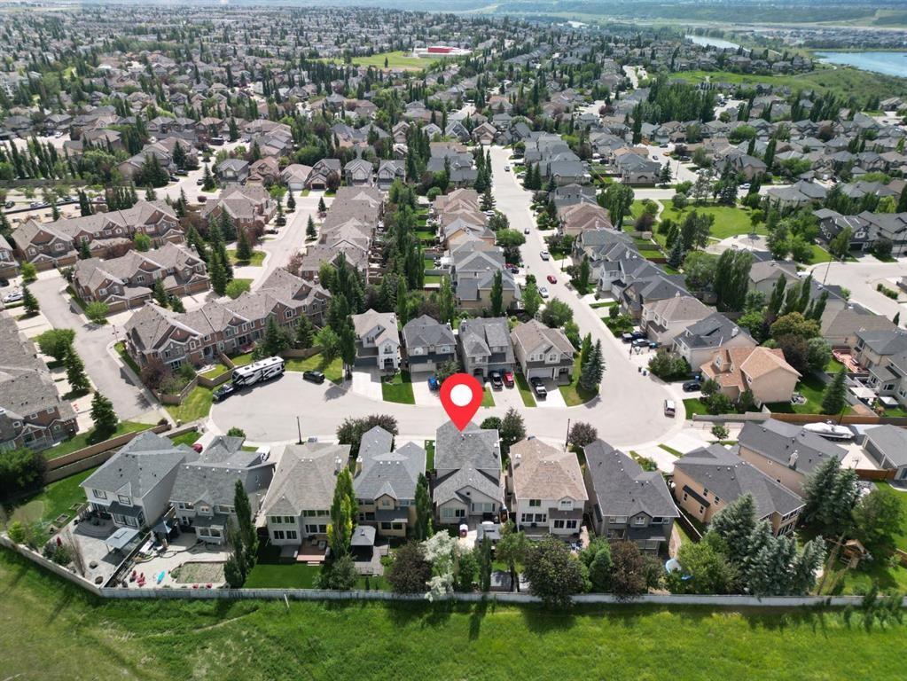 161 Cranleigh Bay Se, Calgary, AB - Outdoor With View