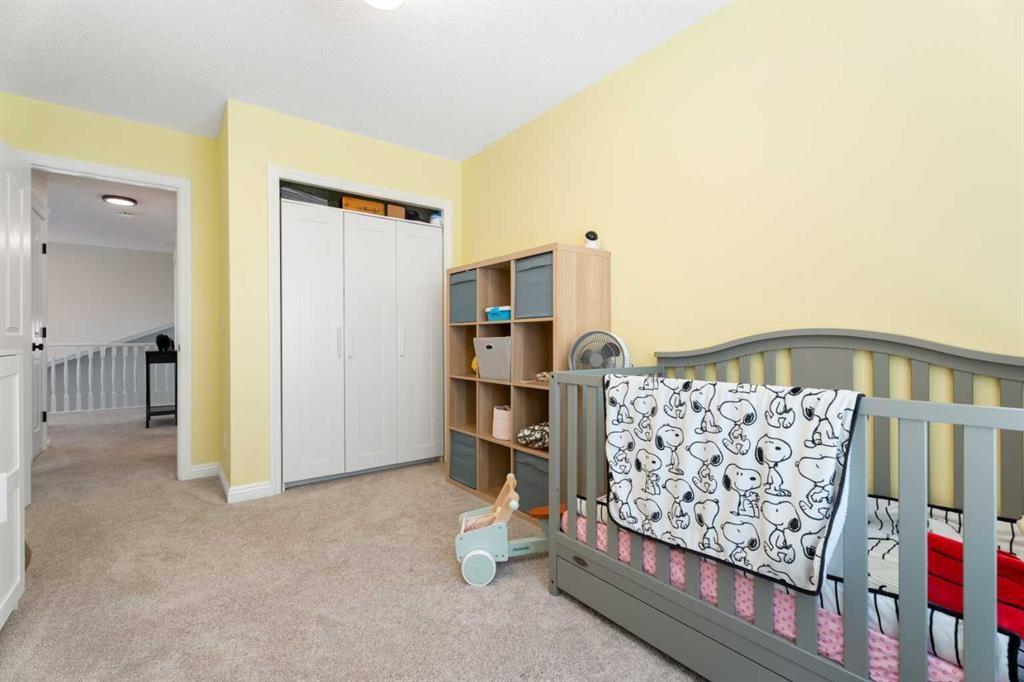 161 Cranleigh Bay Se, Calgary, AB - Indoor Photo Showing Bedroom