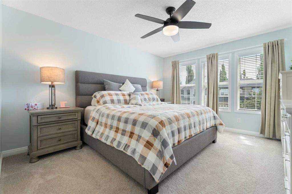 161 Cranleigh Bay Se, Calgary, AB - Indoor Photo Showing Bedroom