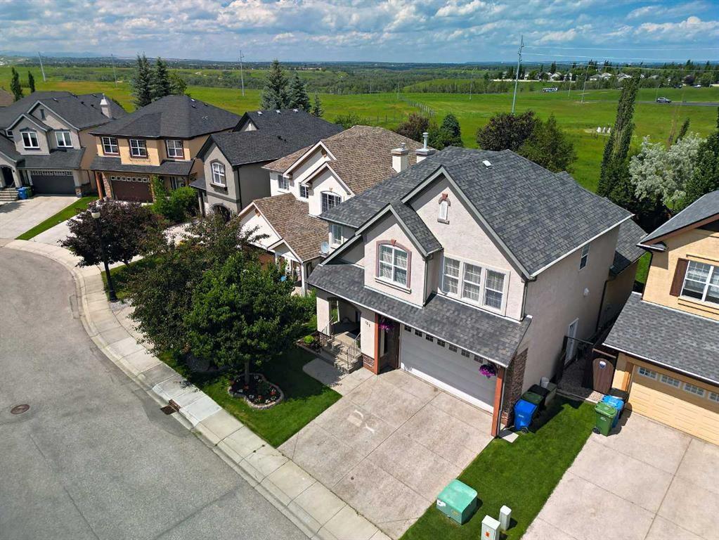 161 Cranleigh Bay Se, Calgary, AB - Outdoor With View