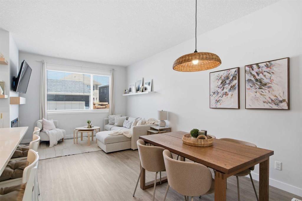406 Masters Road Se, Calgary, AB - Indoor Photo Showing Dining Room