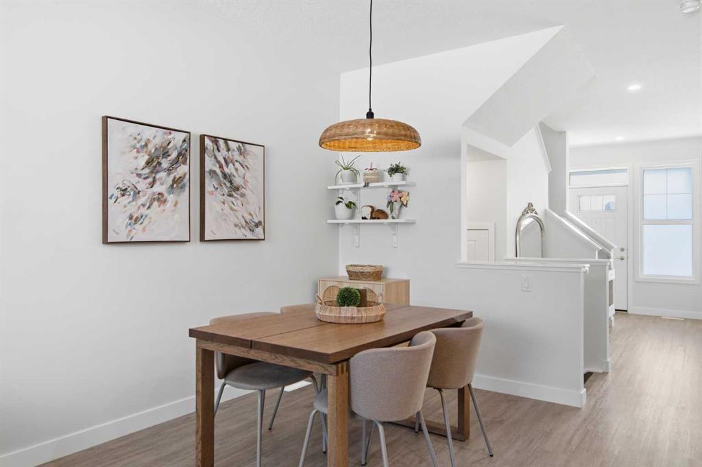 406 Masters Road Se, Calgary, AB - Indoor Photo Showing Dining Room