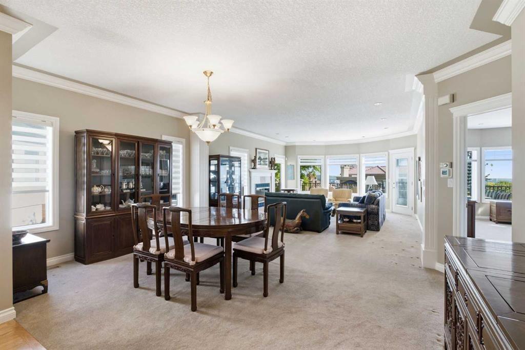 60 Prominence Point Sw, Calgary, AB - Indoor Photo Showing Dining Room