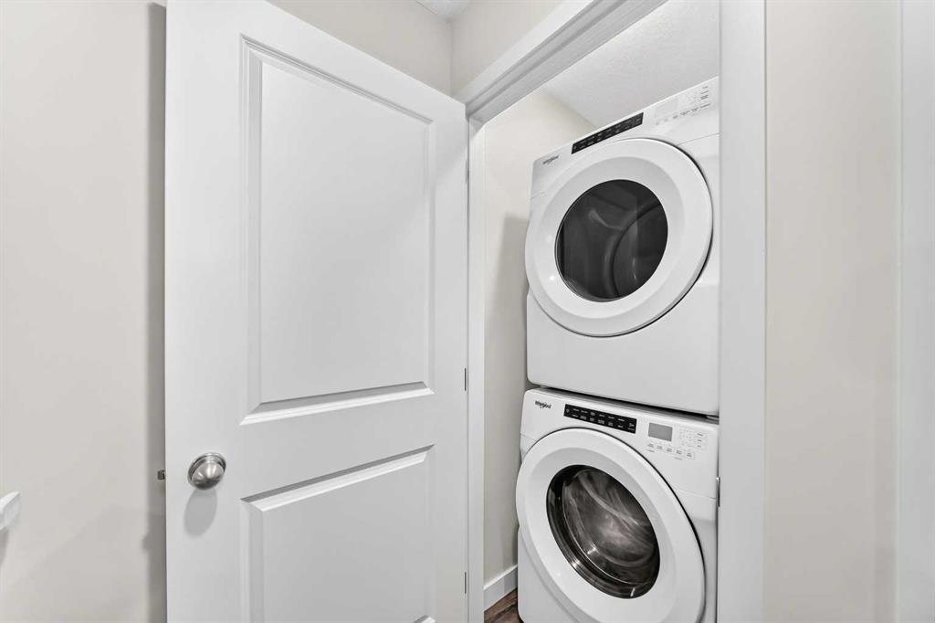 112 Carrington Boulevard Nw, Calgary, AB - Indoor Photo Showing Laundry Room